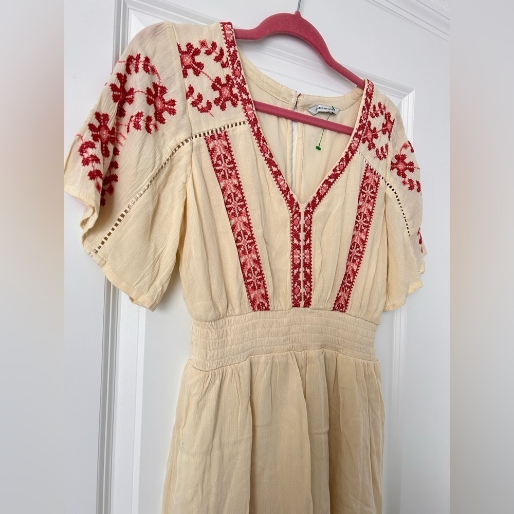 American Eagle Embroidered Bohemian Romper - Picture 2 of 8